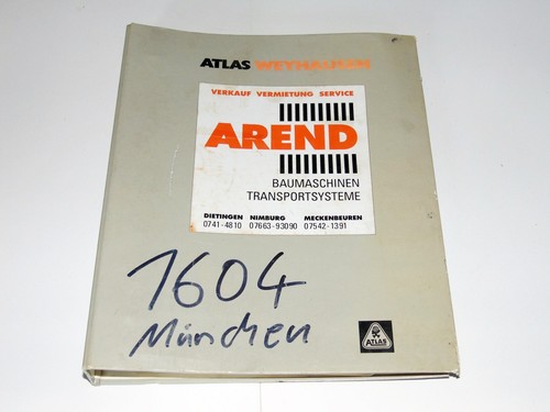 Atlas 1602 mobilbagger - 1602,