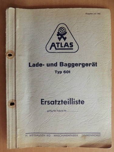 Ersatzteilliste atlas lader - ersatzteilliste,