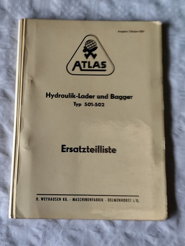 Atlas hydraulik lader bagger - lader,